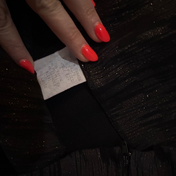 vintage sparkly wide leg y2k 90s plus size pants - Picture 2 of 5